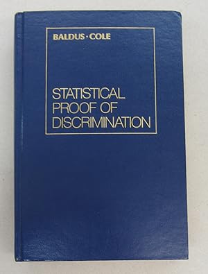 Imagen del vendedor de Statistical Proof of Discrimination a la venta por Midway Book Store (ABAA)