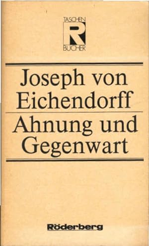 Bild des Verkufers fr Ahnung und Gegenwart. Rderberg-Taschenbuch ; Bd. 131 zum Verkauf von Schrmann und Kiewning GbR