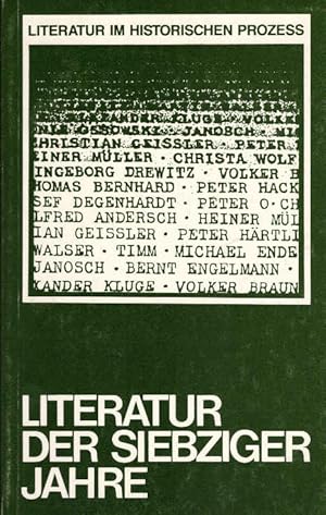 Seller image for Literatur der siebziger Jahre. hrsg. von Gert Mattenklott u. Gerhart Pickerodt. Mit Beitr. von Ingrid Hpel . / Literatur im historischen Proze ; N.F.,8; Argument / Sonderband ; AS 108 for sale by Schrmann und Kiewning GbR