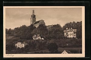 Ansichtskarte Amberg, Mariahilfberg mit Kirche