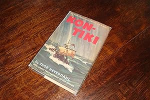 Seller image for Kon-Tiki : A true 4,300 mile adventure of six men on a raft; from Peru to Tahiti for sale by Medium Rare Books