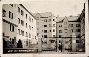 Foto Ansichtskarte / Postkarte Wien 12. Meidling Österreich, Herthergasse