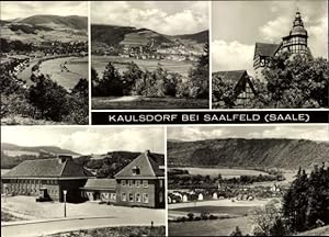 Bild des Verkufers fr Ansichtskarte / Postkarte Kaulsdorf an der Saale, Totale, Teilansicht, Gebude zum Verkauf von akpool GmbH