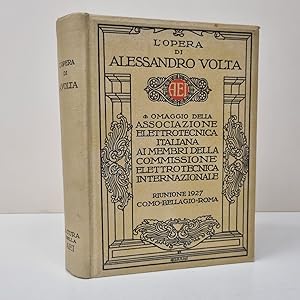 Bild des Verkufers fr L'opera di Alessandro Volta zum Verkauf von Redins antikvariat