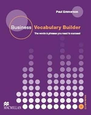 Seller image for Business Vocabulary Builder Intermediate Students Book & CD Pack (Book & Merchandise) for sale by CitiRetail