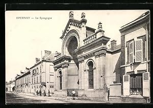 Ansichtskarte Epernay, La Synagogue