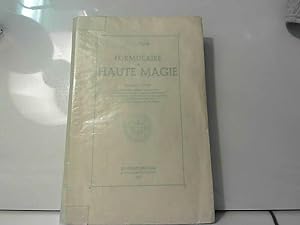 Bild des Verkufers fr Formulaire de haute magie zum Verkauf von JLG_livres anciens et modernes