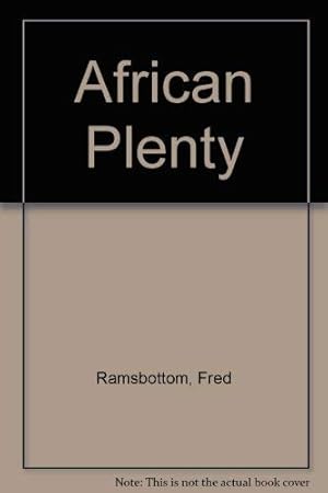 Immagine del venditore per African Plenty venduto da WeBuyBooks