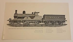 Imagen del vendedor de Manchester, Sheffield & Lincoln no. 687, c.1892 (Railway Engraving, 1964) a la venta por Maynard & Bradley