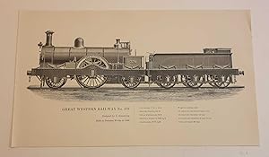 Imagen del vendedor de Great Western No. 378, c.1866 (Railway Engraving, 1964) a la venta por Maynard & Bradley