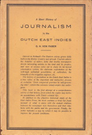 A short history of journalism in the Dutch East Indies