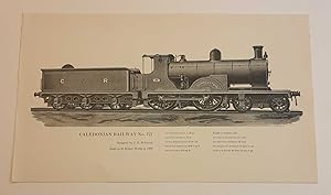 Imagen del vendedor de Caledonian Railway No. 721 c.1896 (Railway Engraving, 1964) a la venta por Maynard & Bradley