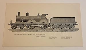 Imagen del vendedor de Glasgow & South Western No. 74, c.1894 (Railway Engraving, 1964) a la venta por Maynard & Bradley