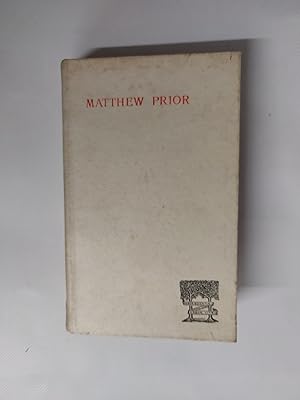 Seller image for Selected Poems Of Matthew Prior for sale by Cambridge Rare Books