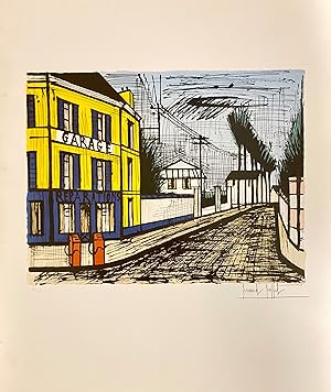 Bild des Verkufers fr BERNARD BUFFET: Garage Reparations, 42 x 49 cm POSTER zum Verkauf von ART...on paper - 20th Century Art Books