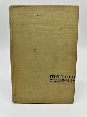 Imagen del vendedor de 1967 Modern Mathematics: An Elementary Approach by Ruric E. Wheeler a la venta por Dean Family Enterprise
