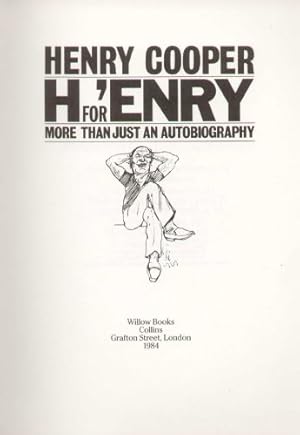 Seller image for H. for 'Enry: More Than Just an Autobiography for sale by WeBuyBooks