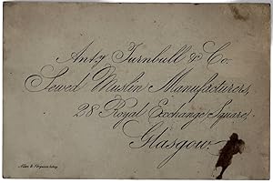 Seller image for Sewed Muslin Manufacturers, 28 Royal Exchange Square, Glasgow. for sale by Michael S. Kemp, Bookseller