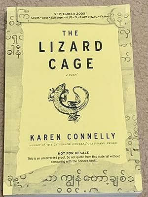 Seller image for The Lizard Cage (Proof/ARC) for sale by The Poet's Pulpit