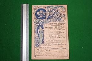 Prince of Wales Theatre. Broad Street, Birmingham. Theatre programme for April 1901. La fille de ...