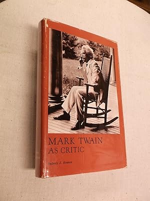 Bild des Verkufers fr Mark Twain as Critic zum Verkauf von Barker Books & Vintage