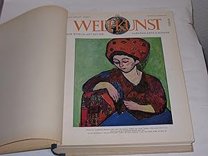 Imagen del vendedor de Die Weltkunst. XXXVI. Jahrgang. Erste Hlfte. a la venta por Der-Philo-soph