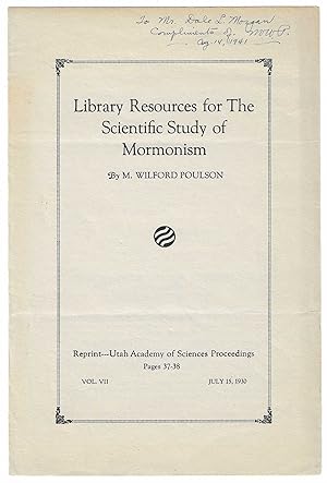 Library Resources for the Scientific Study of Mormonism