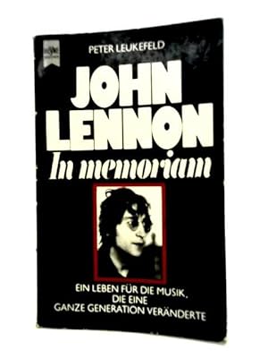 Seller image for John Lennon. In memoriam for sale by World of Rare Books