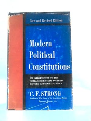 Imagen del vendedor de Modern Political Constitutions a la venta por World of Rare Books