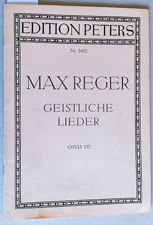 Bild des Verkufers fr 12 geistliche Lieder. Opus 137. zum Verkauf von Versandantiquariat Kerstin Daras