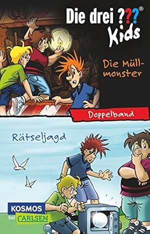 Image du vendeur pour Die drei ???-Kids - die Mllmonster. erzhlt von Boris Pfeiffer. Mit Ill. von Jan Sae; Die drei ???-Kids - Rtseljagd / erzhlt von Ulf Blanck. Mit Ill. von Kim Schmidt; [Doppelband] / Carlsen ; 1382; Kosmos bei Carlsen mis en vente par Antiquariat Buchhandel Daniel Viertel