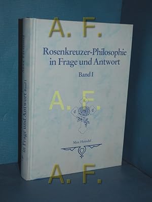 Seller image for Rosenkreuzer-Philosophie in Frage und Antwort Band 1 for sale by Antiquarische Fundgrube e.U.