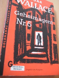Seller image for Geheimagent Nr. sechs Kriminal-Roman for sale by Alte Bcherwelt