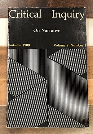 Imagen del vendedor de Critical Inquiry "On Narrative" : Autumn 1980, Volume 7, Number 1 a la venta por Rosario Beach Rare Books