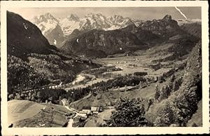 Ansichtskarte / Postkarte Unken in Salzburg, Blick von Melleck ins Tal