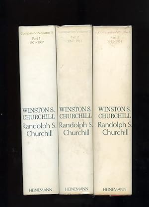 WINSTON S. CHURCHILL: COMPANION VOLUME II - Parts 1, 2, & 3 complete set of the three Companion V...
