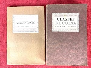 Imagen del vendedor de CLASSES DE CUINA CURS 1927- 1928. JOSEP RONDISSONI. 2 VOL. INST. CULTURA DE LA DONA a la venta por Arte & Antigedades Riera