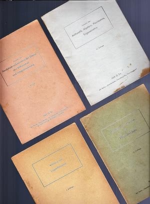 4 Hefte der Reihe: Heft G 2a Formeln der Arithmetik, Algebra, Planimetrie, Trigonometrie + Heft G...