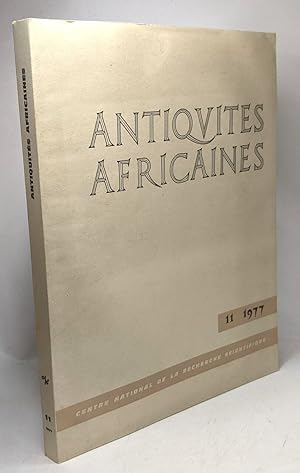 Seller image for Antiquits africaines numro 11 - 1977 for sale by crealivres