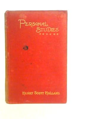 Seller image for Personal Studies for sale by World of Rare Books
