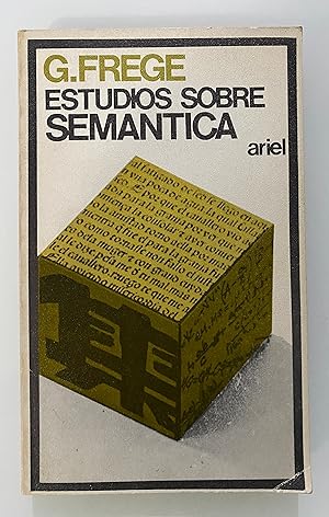 Imagen del vendedor de Estudios sobre semntica a la venta por Nk Libros