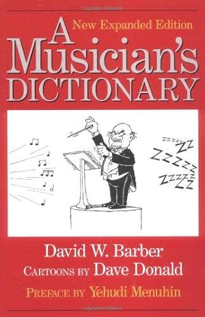 Bild des Verkufers fr A Musician's Dictionary zum Verkauf von WeBuyBooks