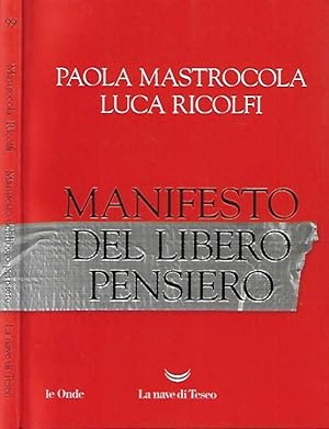 Bild des Verkufers fr Manifesto del libero pensiero zum Verkauf von Biblioteca di Babele