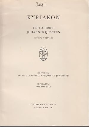 Synesios auf Seefahrt. [Aus: Kyriakon, Festschrift Johannes Quasten, Vol. 1].