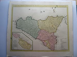Carte de lisle et Royaume de Sicile