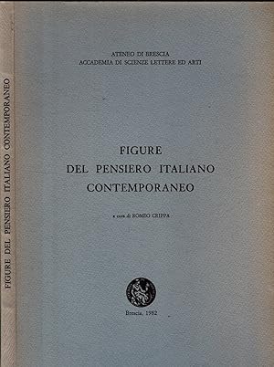 Image du vendeur pour FIGURE DEL PENSIERO ITALIANO CONTEMPORANEO mis en vente par iolibrocarmine