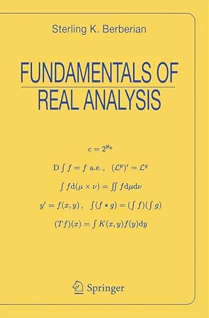 Imagen del vendedor de FUNDAMENTALS OF REAL ANALYSIS a la venta por LIBRERIA LEA+