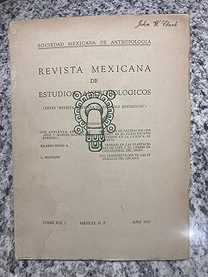 Imagen del vendedor de Revista Mexicana de Estudios Anthropologicos, Tomo XIII, 1 a la venta por TribalBooks