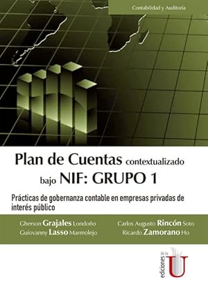 Imagen del vendedor de Plan de cuentas contextualizado bajo Nif: Grupo 1 prcticas de gobernanza contable en empresas privadas de inters pblico a la venta por Podibooks