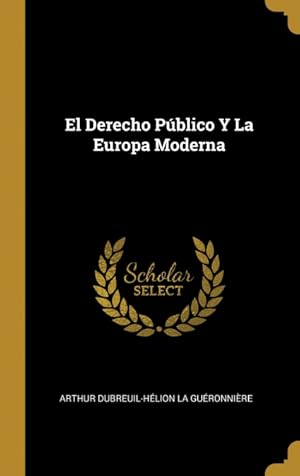 Bild des Verkufers fr El Derecho Pblico Y La Europa Moderna zum Verkauf von Podibooks